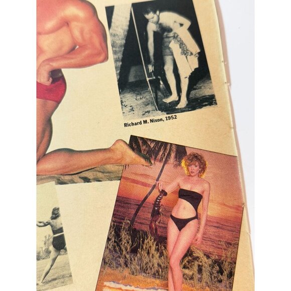 Vintage 1983 Cheesecake Arnold Schwarzenegger Clint Eastwood Advertisement Print - Picture 5 of 7